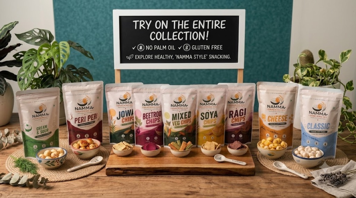 The full Namma Snacking Co. collection